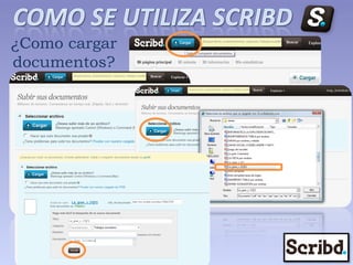 ¿Como cargar
documentos?

 