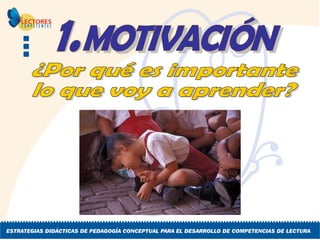 ¿Por qué es importante  lo que voy a aprender?  MOTIVACIÓN 1. 