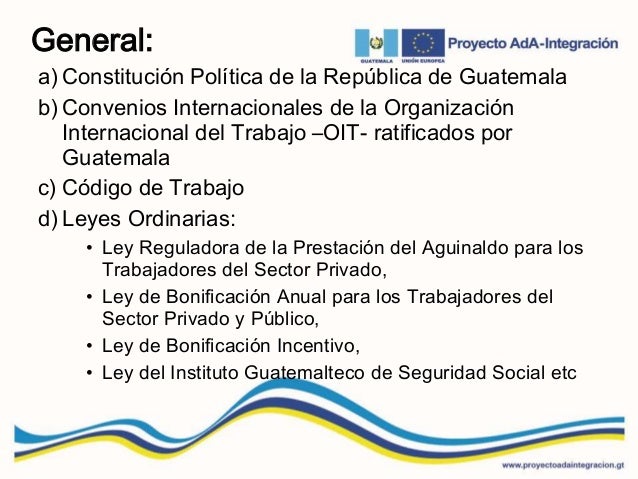 Legislación laboral en Guatemala