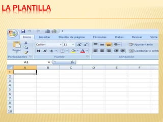 LA PLANTILLA 
 