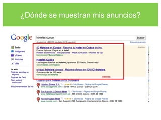 ¿Dónde se muestran mis anuncios?
 