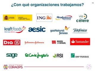 ¿Con qué organizaciones trabajamos?
15
 