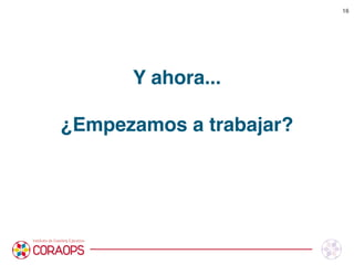 Y ahora...

¿Empezamos a trabajar?
16
 