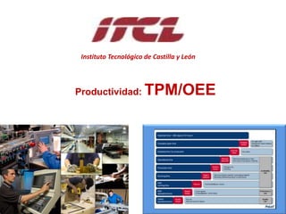 Instituto Tecnológico de Castilla y León

Productividad:

Productividad TPM/OEE

TPM/OEE

Tecnologías de la Producción

 