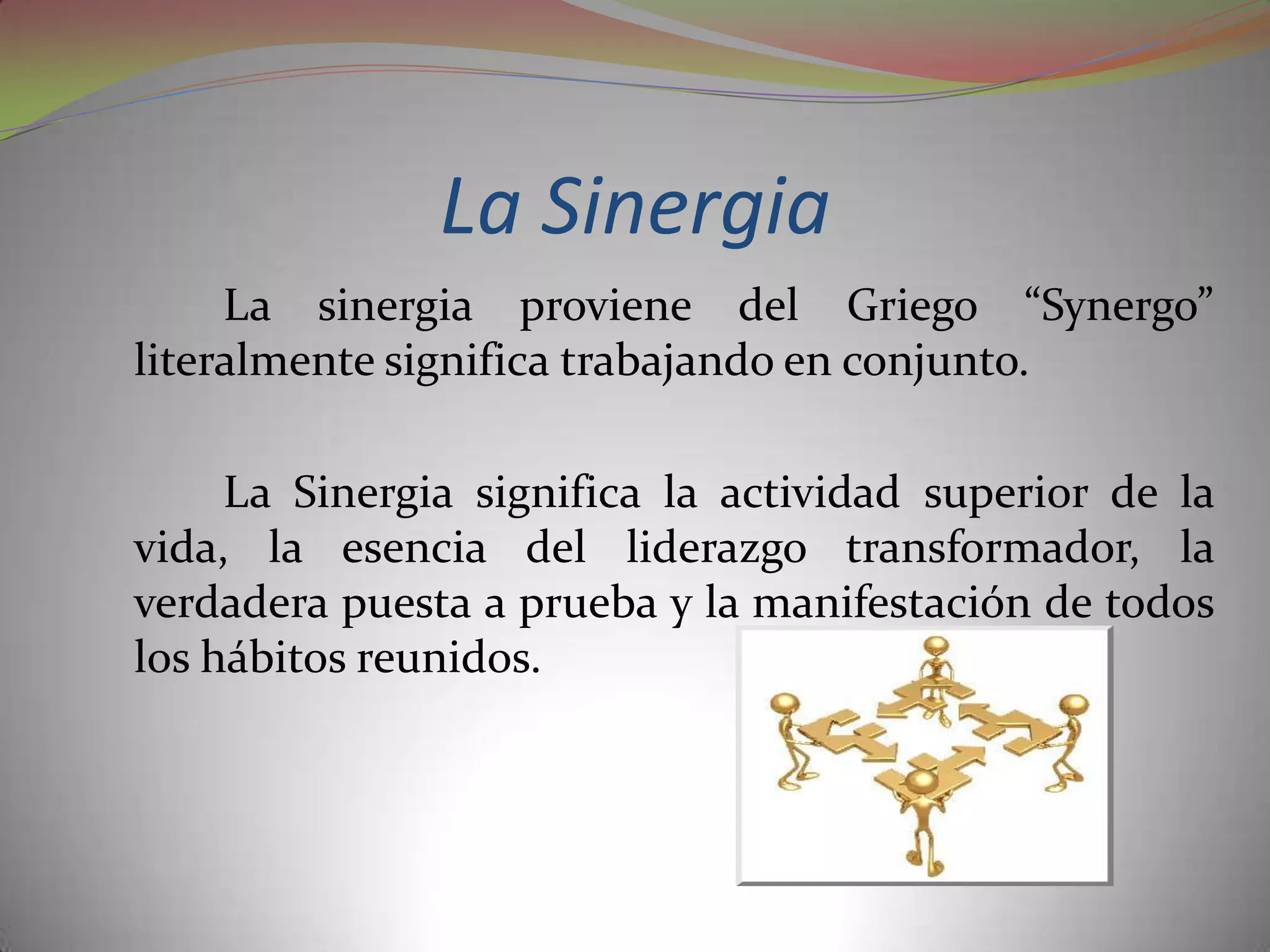 Presentacion sinergia CIDEC731 | PPT