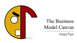 The Business 
Model Canvas 
AngryTips 
 