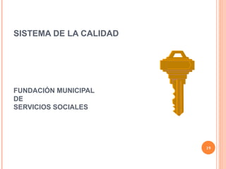 SISTEMA DE LA CALIDAD FUNDACIÓN MUNICIPAL DE  SERVICIOS SOCIALES 