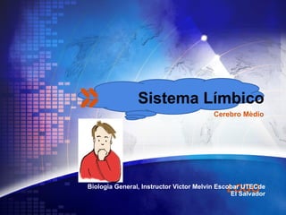 Sistema   Límbico Biologìa General, Instructor Victor Melvin Escobar UTECde El Salvador Cerebro Mèdio 