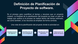 Planificacion de un Proyecto de Software