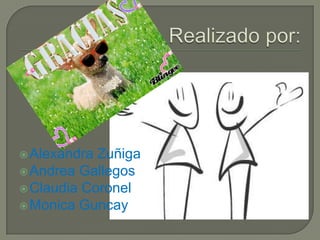  Alexandra

Zuñiga
 Andrea Gallegos
 Claudia Coronel
 Monica Guncay

 