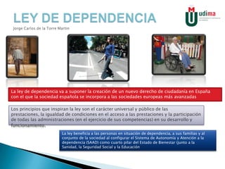 LEY DE DEPENDENCIA