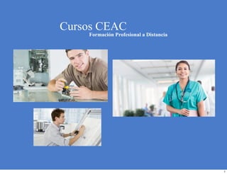 Cursos CEAC
Formación Profesional a Distancia
1
 