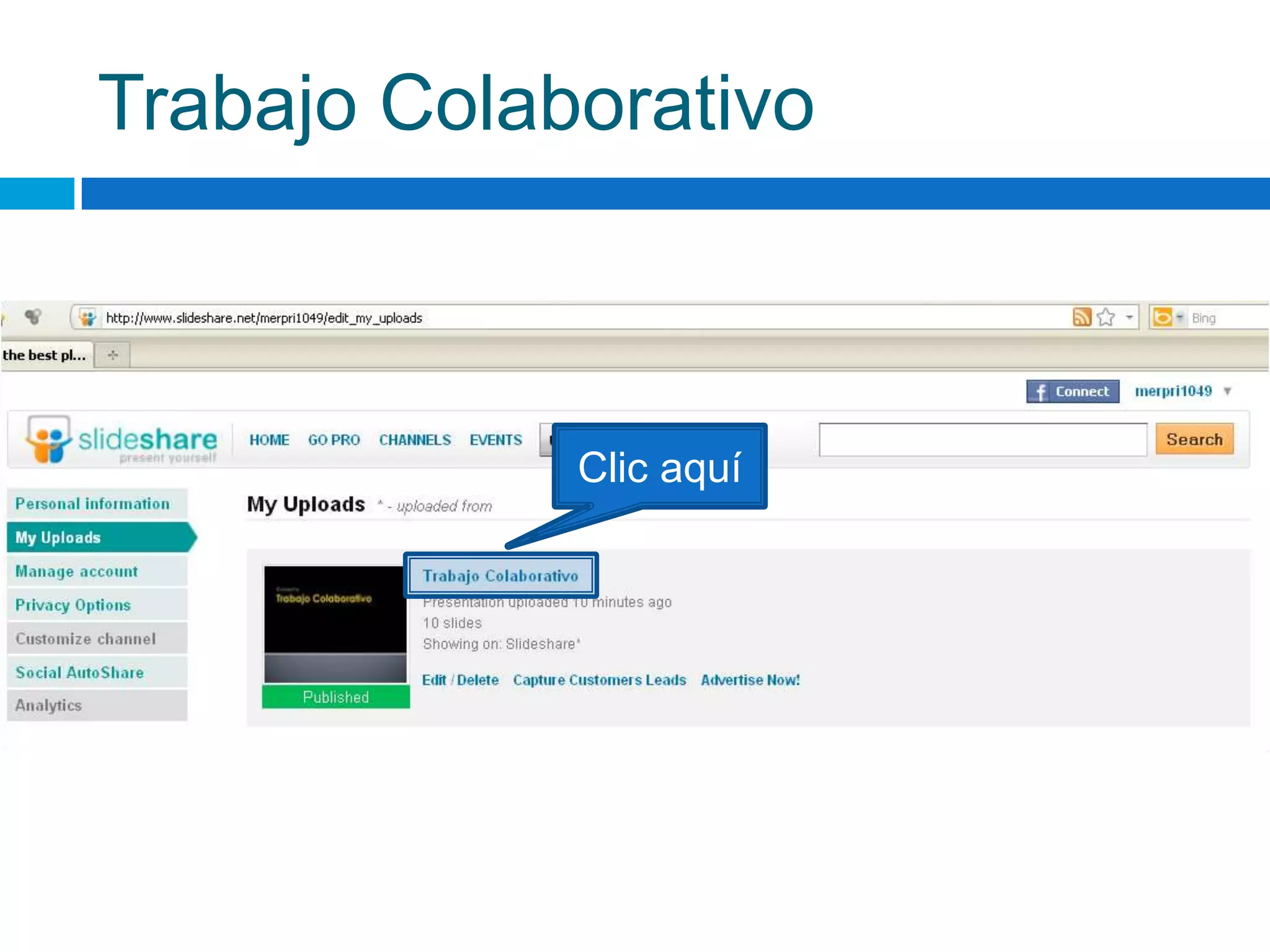 Trabajo ColaborativoClic aquí