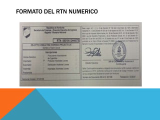 Presentacion sobre registro_tributario_nacional_y_matricula_de ...