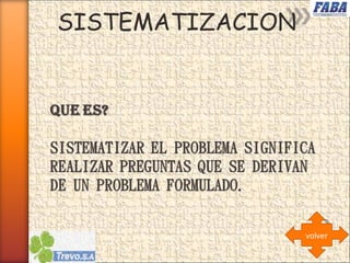 SISTEMATIZACION
volver
 