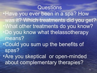 Spas | PPT