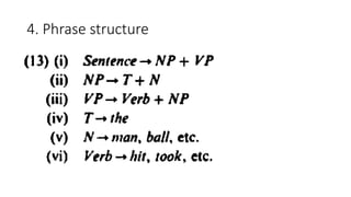 4. Phrase structure
 