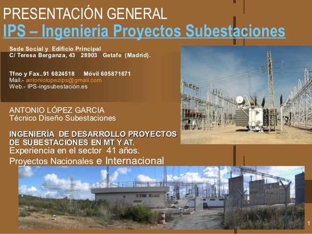 Ips Ingenieria Proyectos Subestaciones