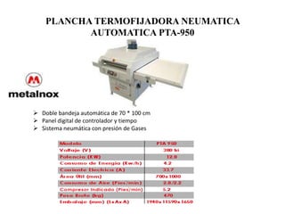 Plancha Sublimación Manual 25 X 100 cm