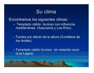 Presentación sur de Chile 