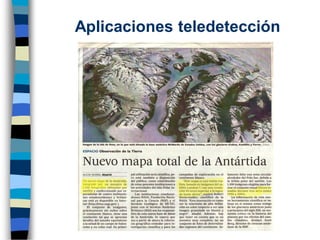 Aplicaciones teledetección
 