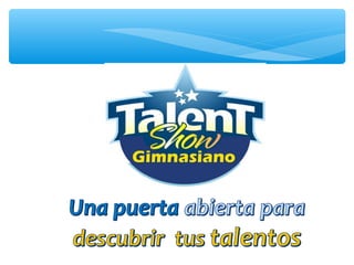 Presentación Talent Show - 2017 