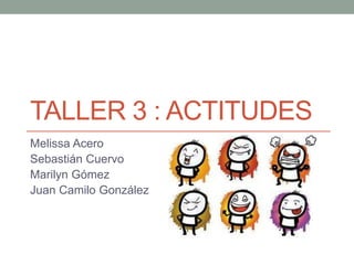 Presentación taller 3 | PPT