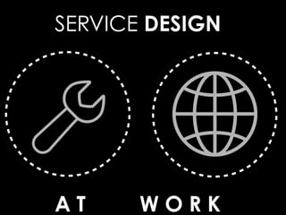 SERVICE DESIGN
A T W O R K
 