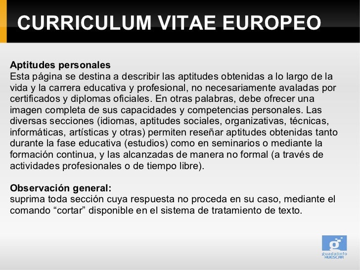 vitae europe template curriculum Europeo vitae curriculum Elaboración del