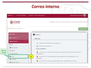 Correo interno
Clic en
Correo
2
 