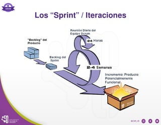Los “Sprint” / Iteraciones
 