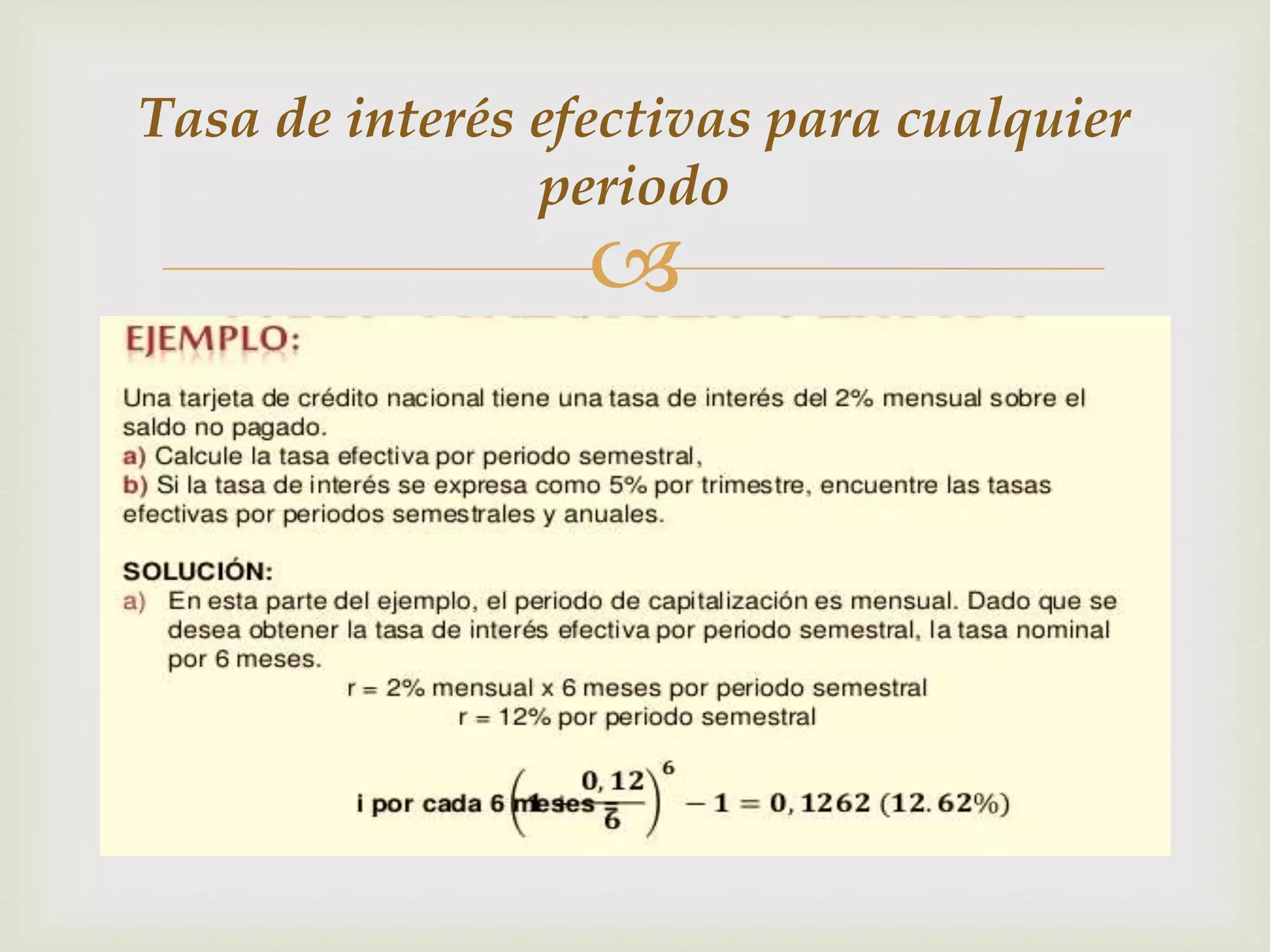 Presentacion tasa de interes nominal y efectiva | PPTX
