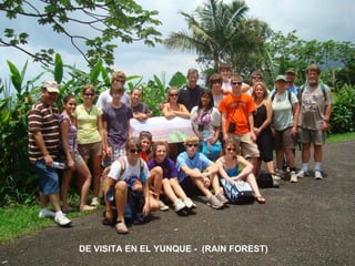 DE VISITA EN EL YUNQUE - (RAIN FOREST)
 