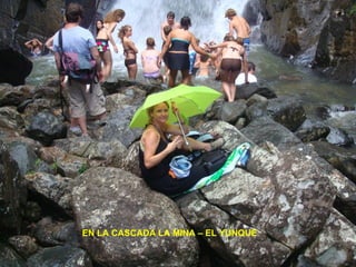 EN LA CASCADA LA MINA – EL YUNQUE
 