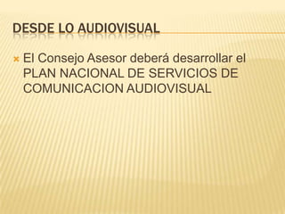 Servicios de transporte de señales y enlaces