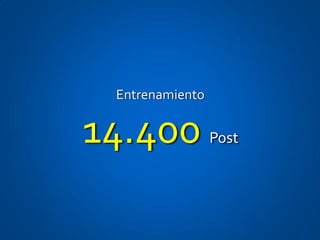 Entrenamiento


14.400           Post
 