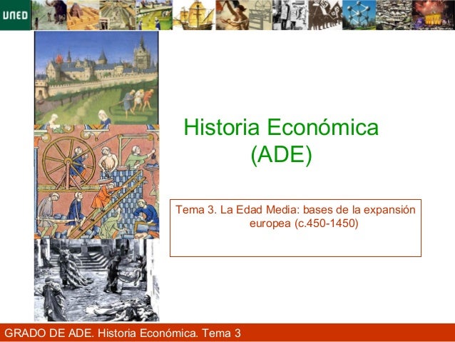 Evolución económica durante la Edad Media