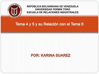REPÚBLICA BOLIVARIANA DE VENEZUELA
UNIVERSIDAD FERMIN TORO
ESCUELA DE RELACIONES INDUSTRIALES
 