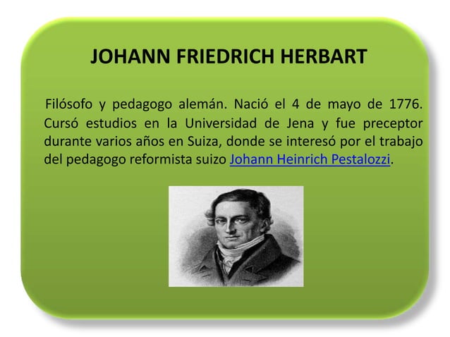 Aportes a la educación de Johan Friedrich Herbart y John Locke
