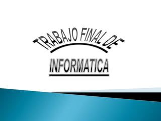 TRABAJO FINAL DE  INFORMATICA 