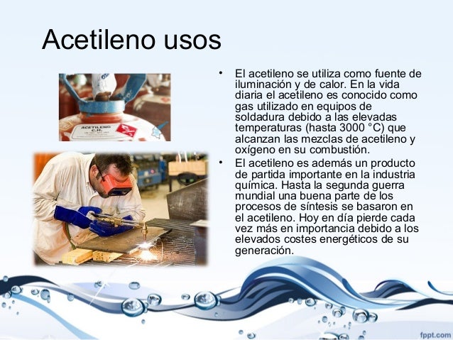 Resultado de imagen para acetileno usos