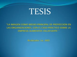 TESIS
 