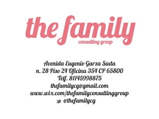 Presentación the family