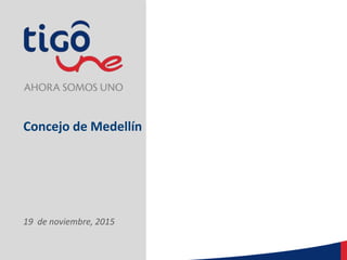 19 de noviembre, 2015
Concejo de Medellín
 