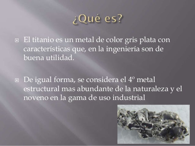 Presentacion titanio