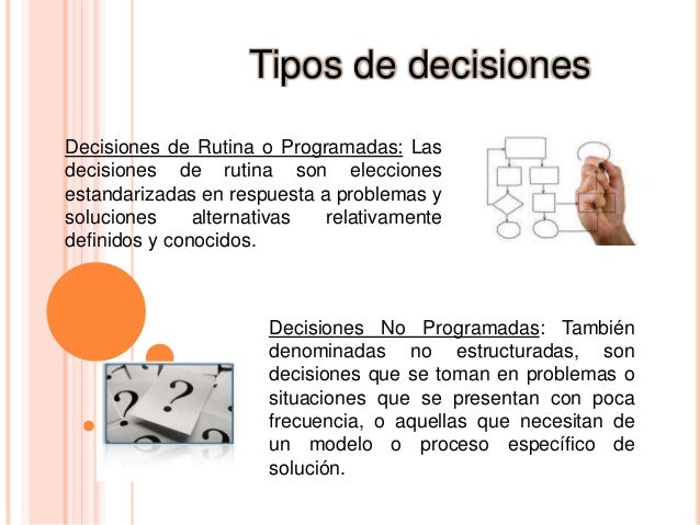 Presentación toma de decisiones