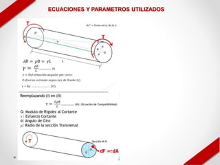 ECUACIONES Y PARAMETROS UTILIZADOS
 