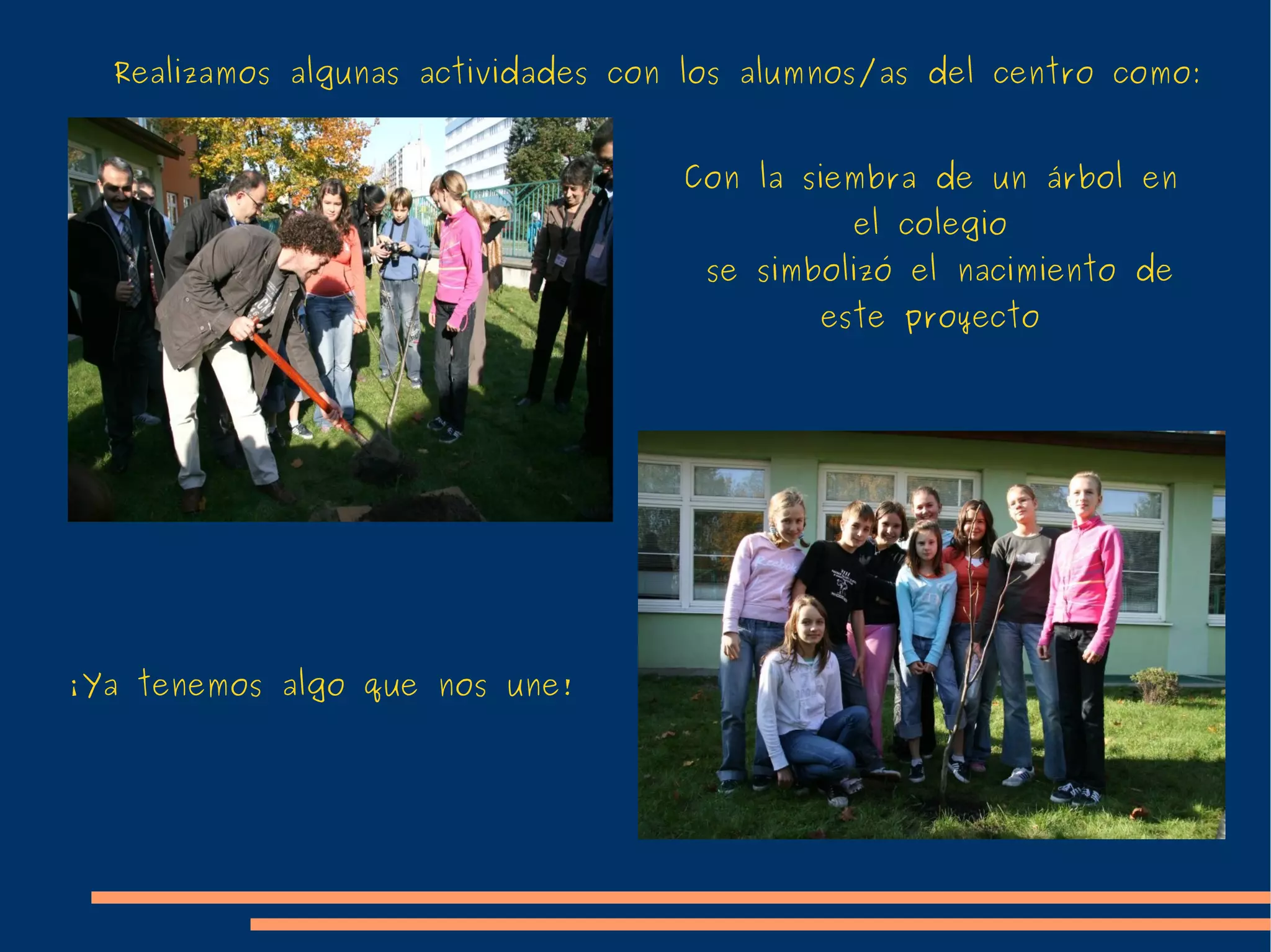 Algunos de los murales dedicados a nuestro país Detalle de uno de los murales 