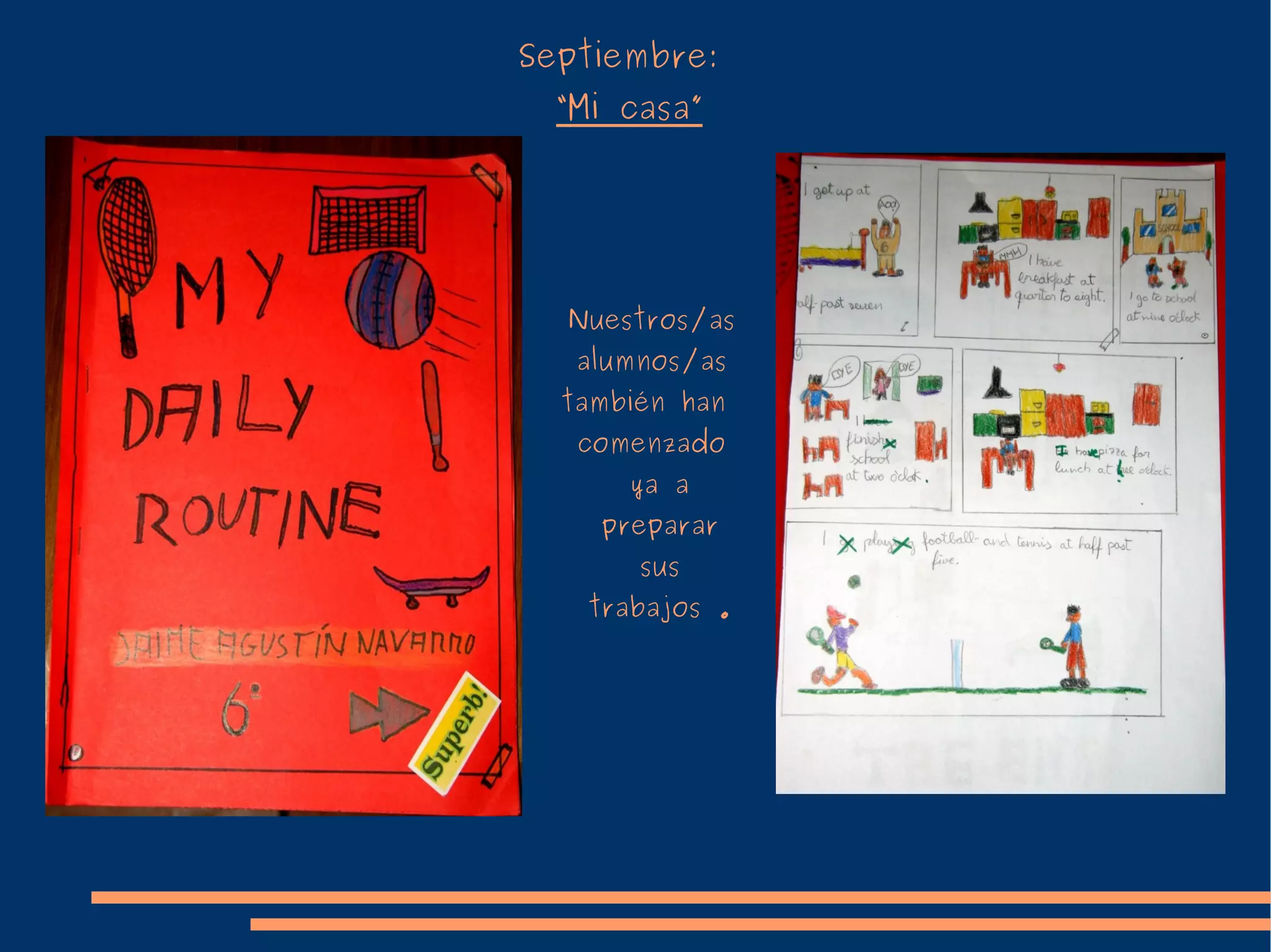 Una de las actividades más interesantes fué la visita guiada que en inglés los alumnos/as se prepararon para mostrarnos los edificios que para ellos eran los más representativos de su ciudad 