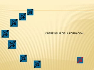Y DEBE SALIR DE LA FORMACIÓN
 